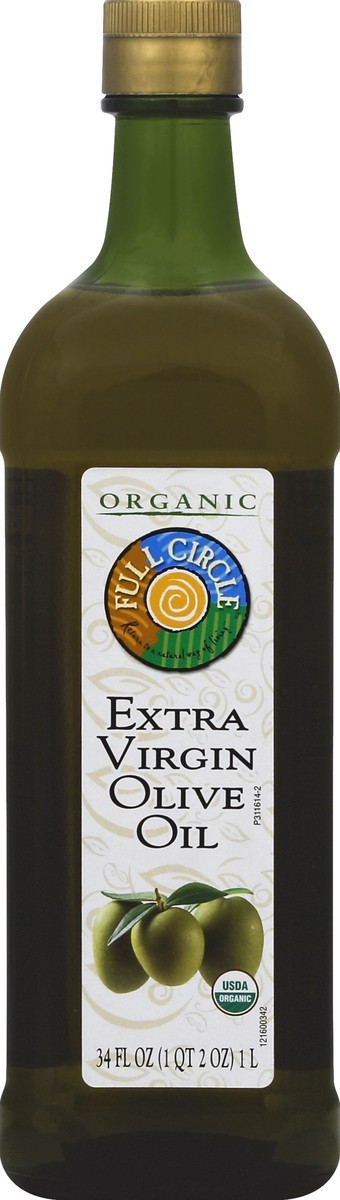 slide 5 of 6, Full Circle Market Organic Extra Virgin Olive Oil, 34 fl oz