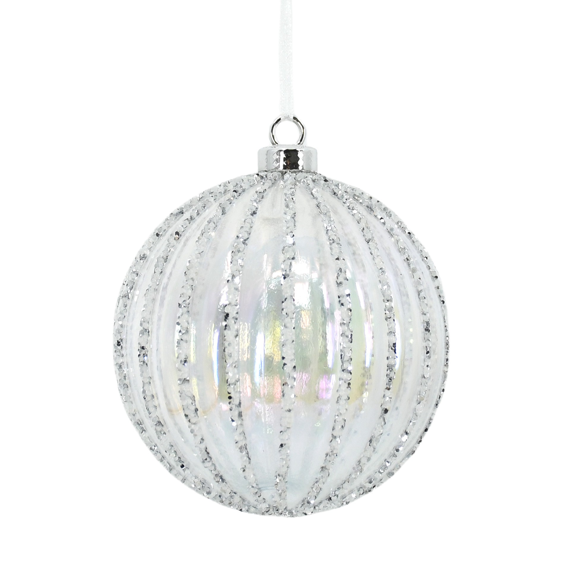 slide 3 of 3, 4.75" Brown & White Angel Wings Wood Ornament By Ashland, 4.75 in