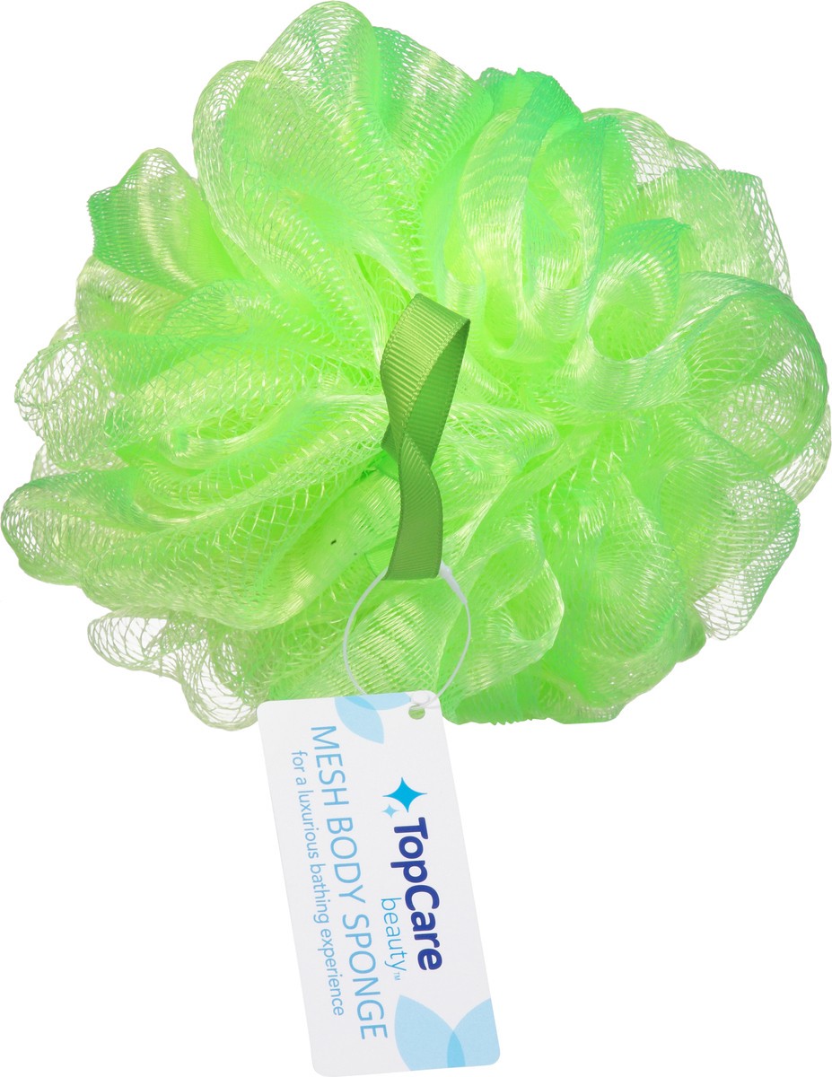 slide 5 of 14, Topcare Sponge Net Lime, 4 ct