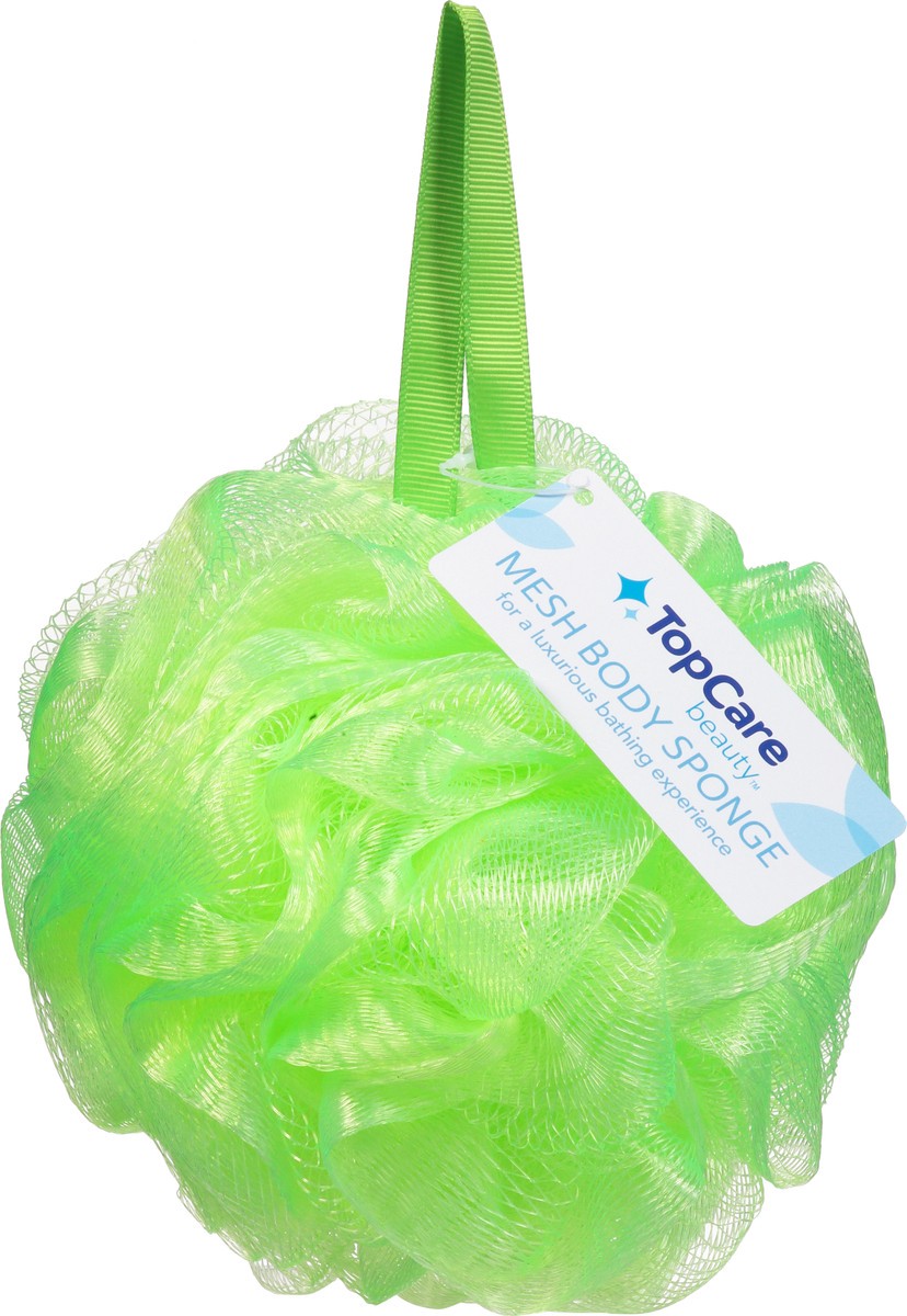 slide 9 of 14, Topcare Sponge Net Lime, 4 ct