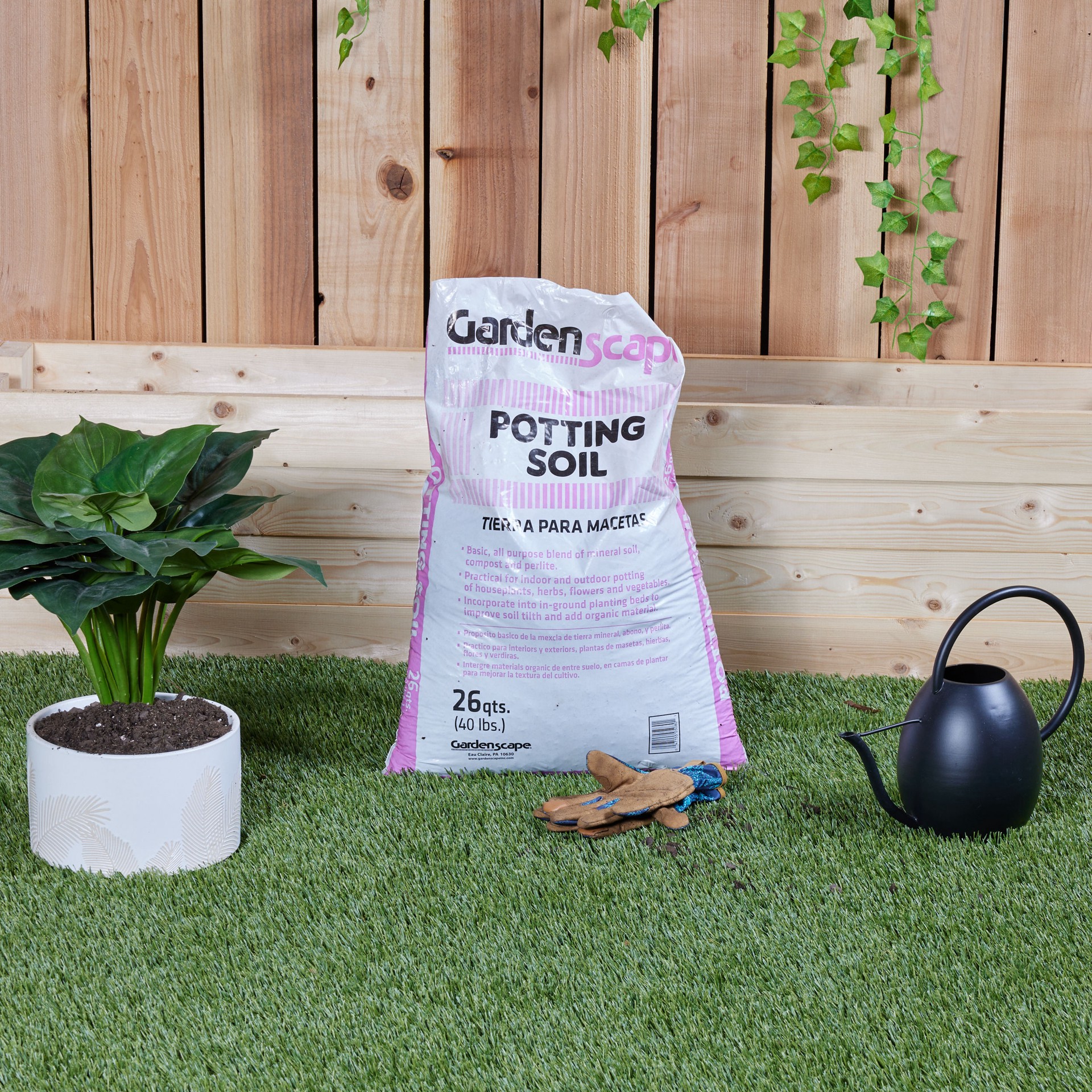 slide 5 of 6, Gardenscape 26 Quart(s) All-purpose Organic Potting soil mix, 1 ct