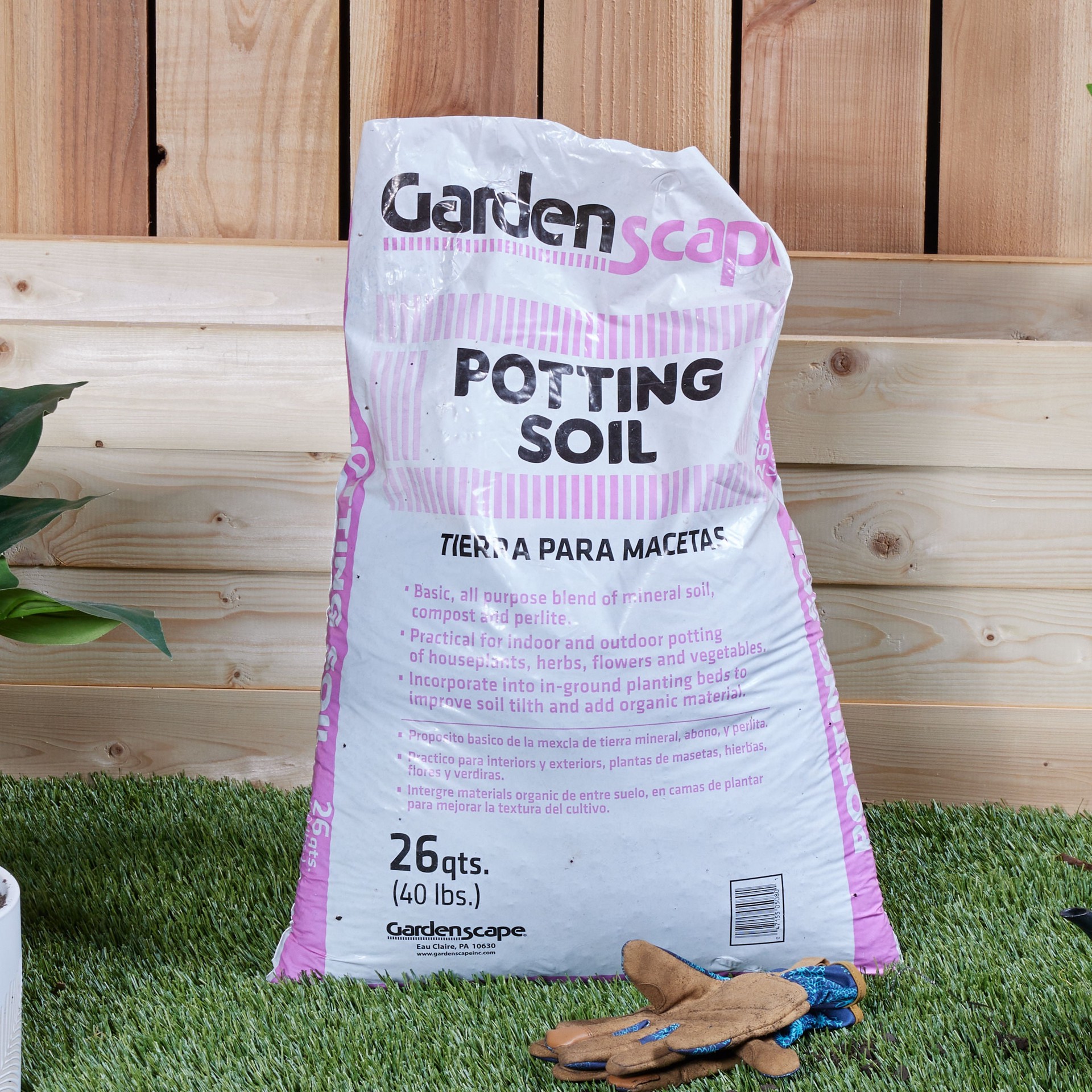 slide 6 of 6, Gardenscape 26 Quart(s) All-purpose Organic Potting soil mix, 1 ct