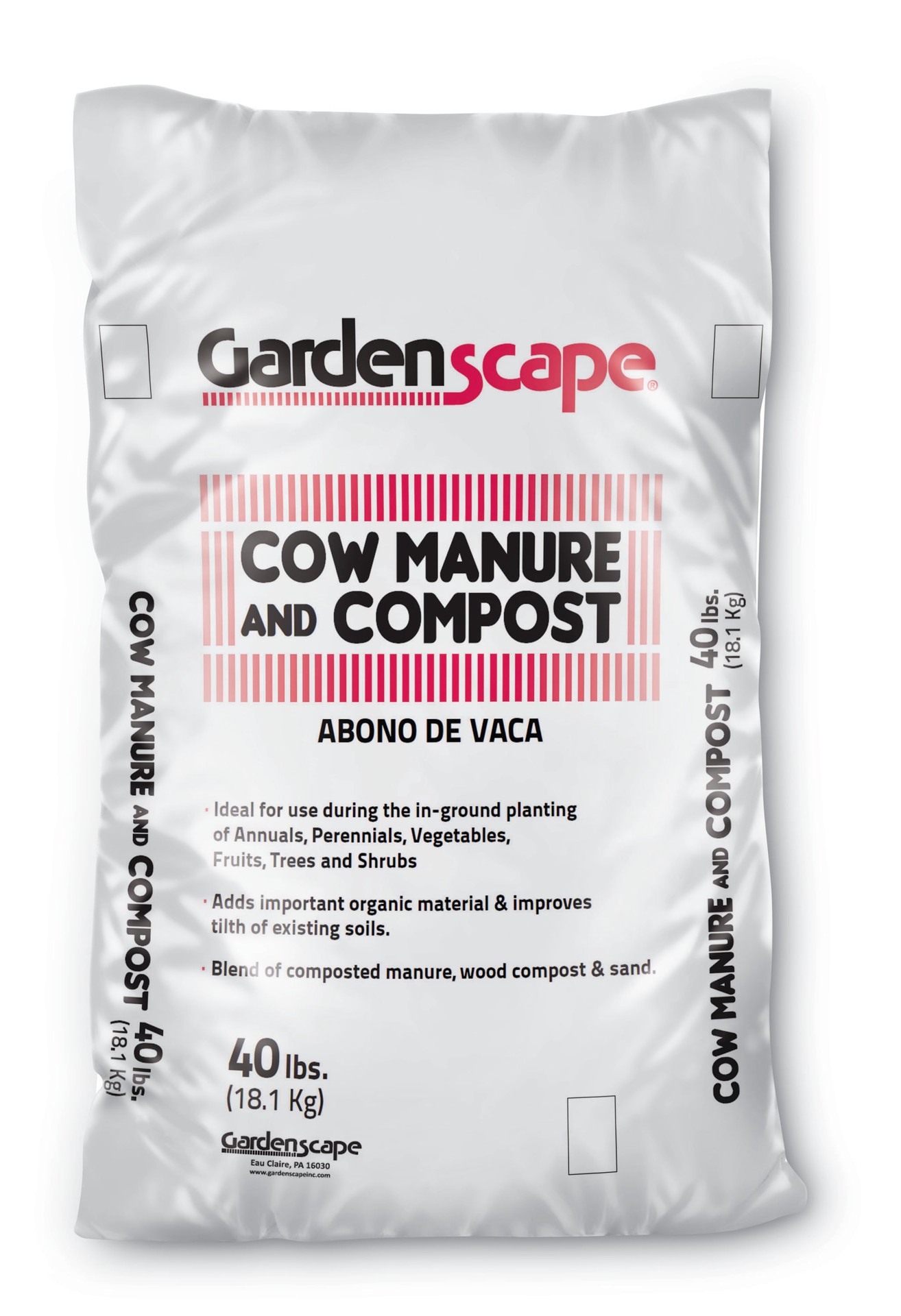 slide 1 of 6, Gardenscape 40lb Organic Compost and manure, 1 ct
