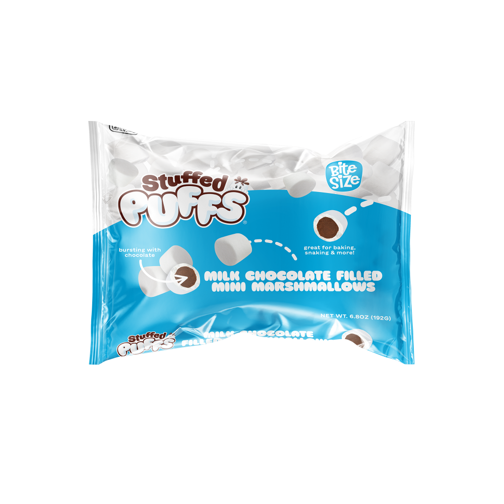 slide 1 of 1, Stuffed Puffs® Milk Chocolate Filled Mini Marshmallows, 6.8 oz