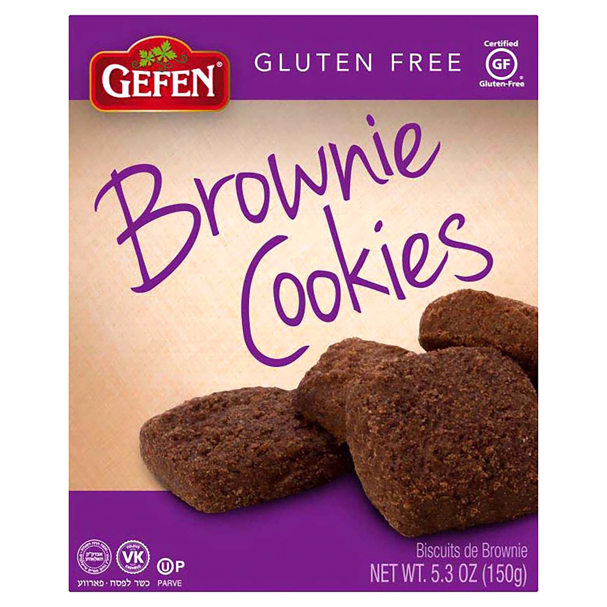 slide 1 of 1, Gefen Brownie Cookies, 5.3 oz