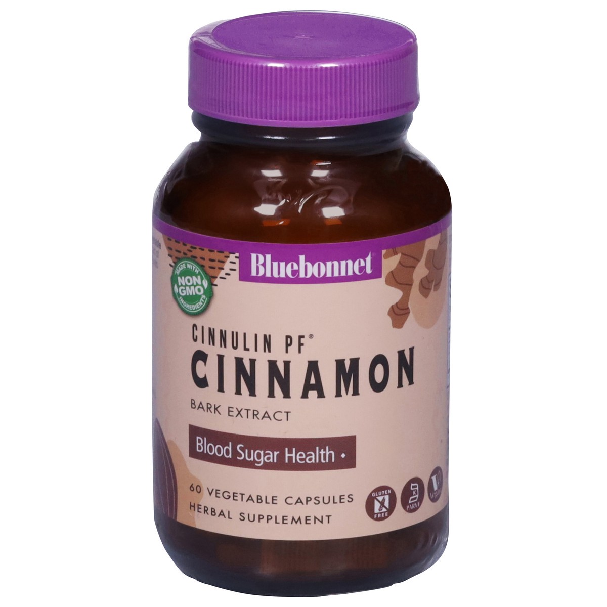 slide 12 of 14, Bluebonnet Nutrition Cinnamon 60 Vegetable Capsules, 60 ct