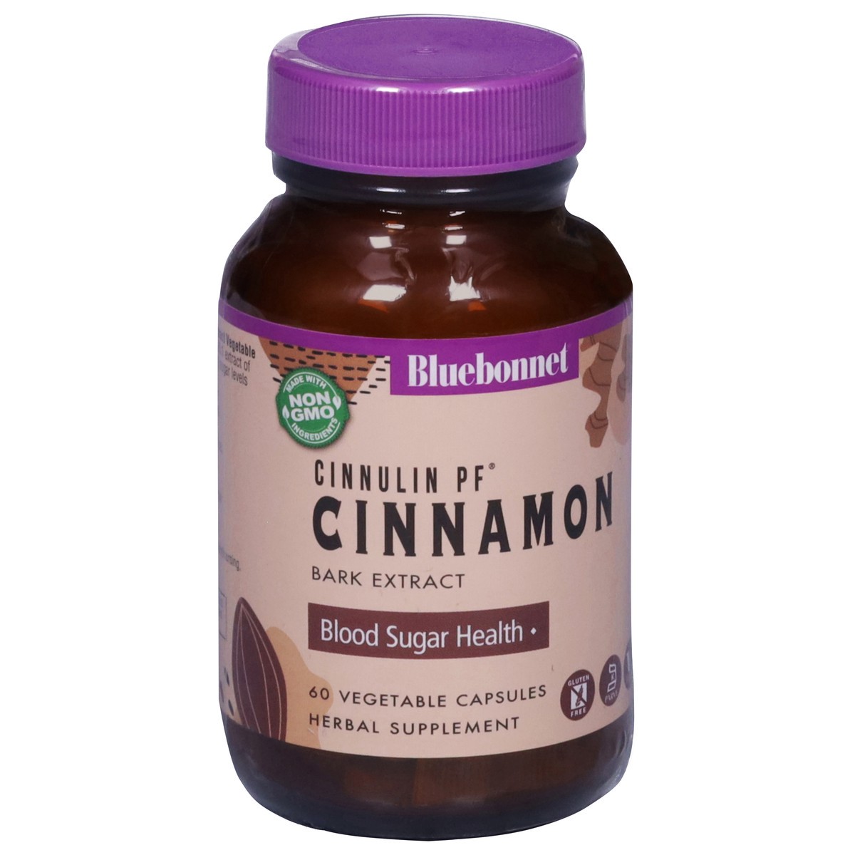 slide 6 of 14, Bluebonnet Nutrition Cinnamon 60 Vegetable Capsules, 60 ct