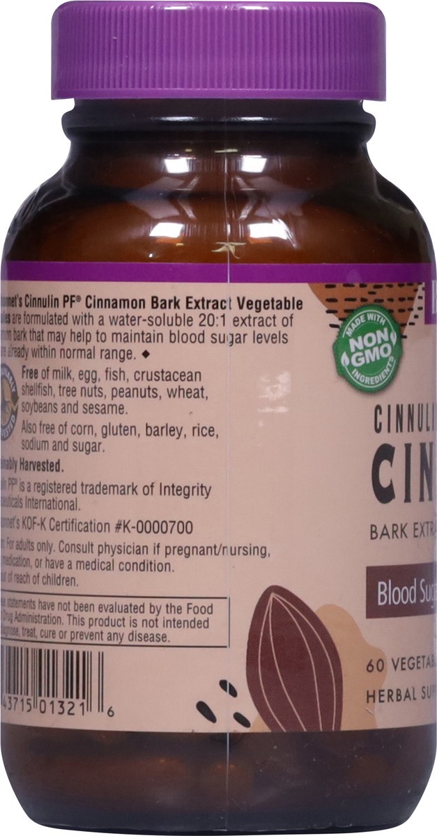 slide 2 of 14, Bluebonnet Nutrition Cinnamon 60 Vegetable Capsules, 60 ct