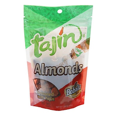 slide 1 of 1, Bobalu Nuts Tajin Seasoned Almonds, 3.8 oz