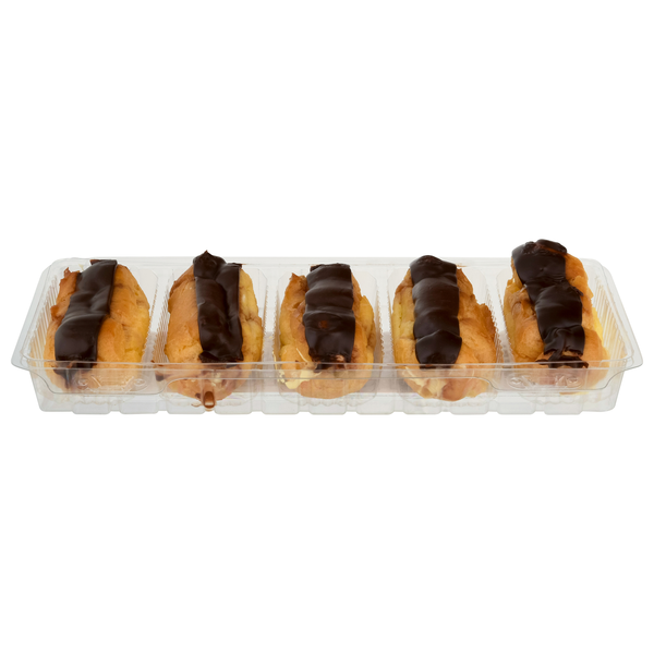 slide 1 of 1, Giant Bakery Eclairs - 5 ct, 5 ct; 9 oz