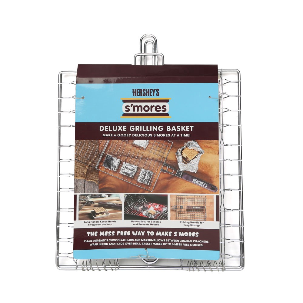 slide 2 of 4, Hershey's Folding Handle Large S'Mores Grilling Basket, 1 ct