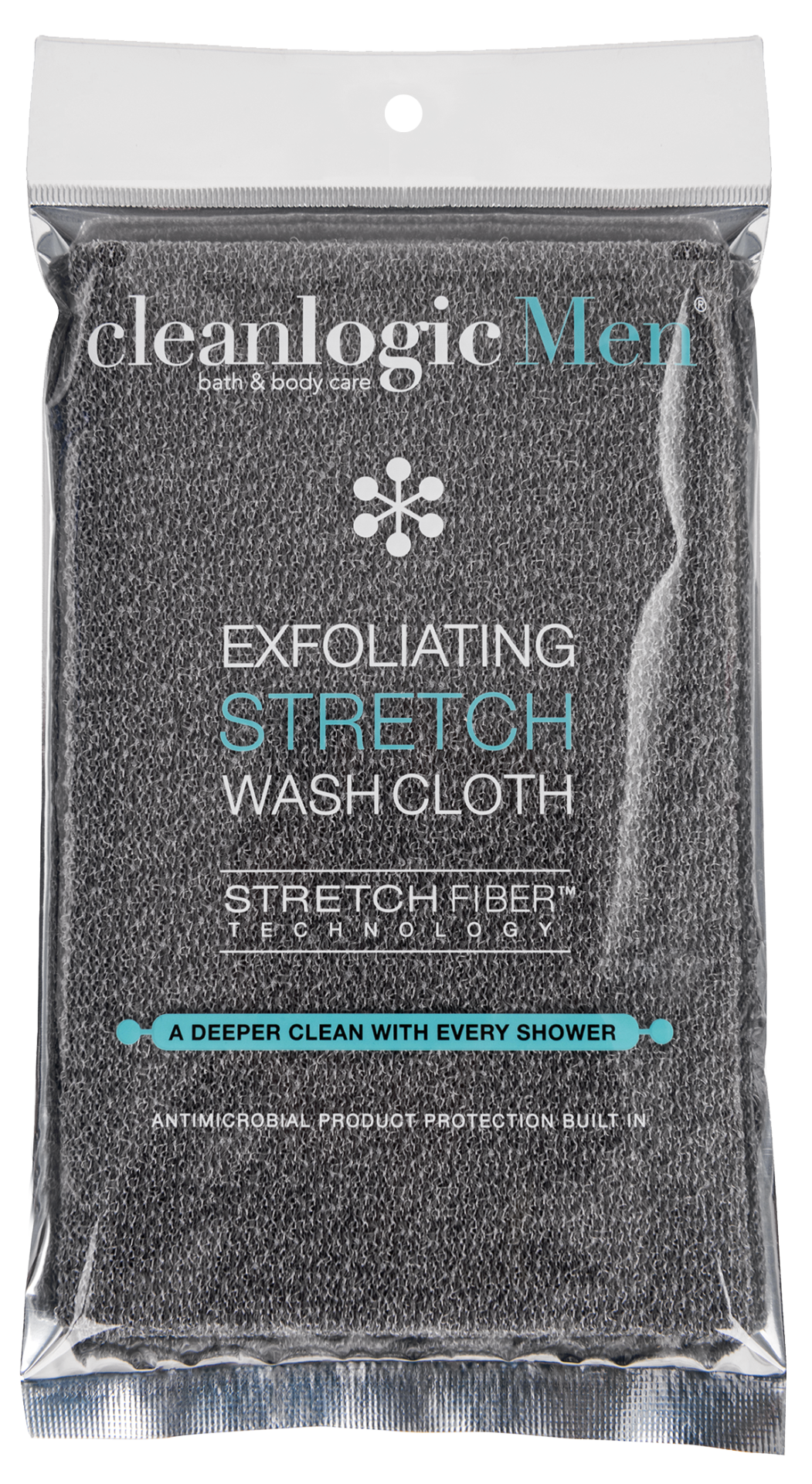 slide 1 of 1, cleanlogic Cleanlogi Washcloth Men Char, 1 ct