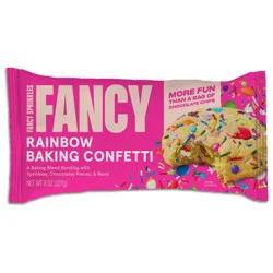 Fancy Sprinkles Rainbow Baking Confetti with Dessert Sprinkles and Chocolate Pieces