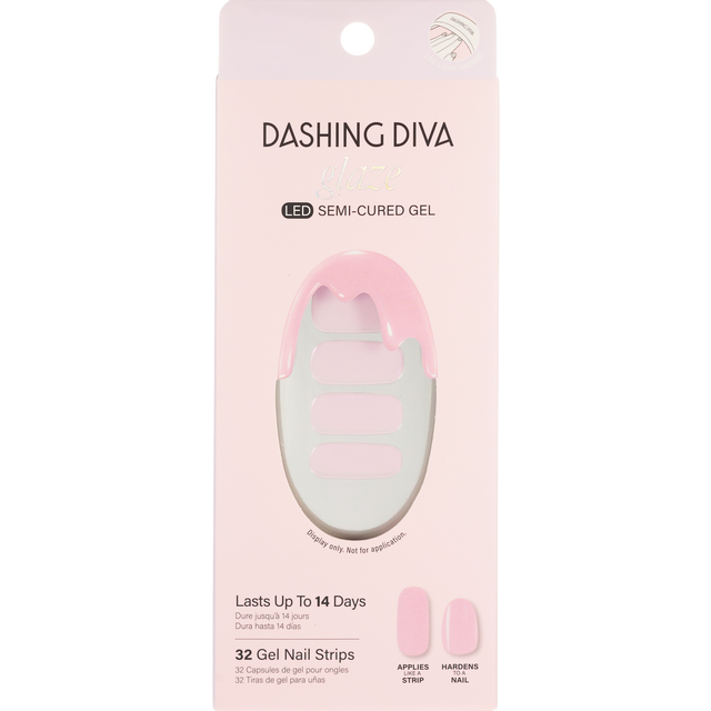 slide 1 of 1, Dashing Diva Gloss Gel Strip Palette, Ruby Red Apple, 32 ct