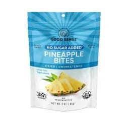 Good Sense Unsweetened Dried Pineapple Bites 3 oz