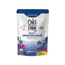 Once Upon a Farm Organic Smoothie Melts, Blueberry Burst, 1oz