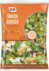Dole Smashed Burger Style Chopped Salad Kit, 10.6 oz