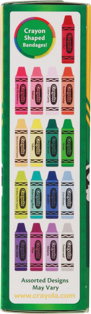 slide 3 of 12, Crayola Assorted Colors Antibacterial Bandages 20 ea, 20 ct