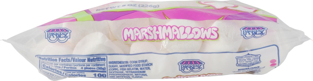 slide 2 of 9, Paskesz Fat Free Marshmallows, 8 oz