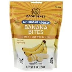 Good Sense Unsweetened Dried Banana Bites