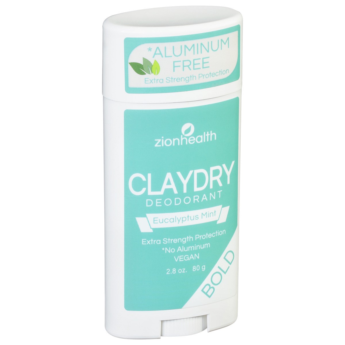 slide 3 of 9, Zion Health Claydry Mint Deodorant, 2.8 oz
