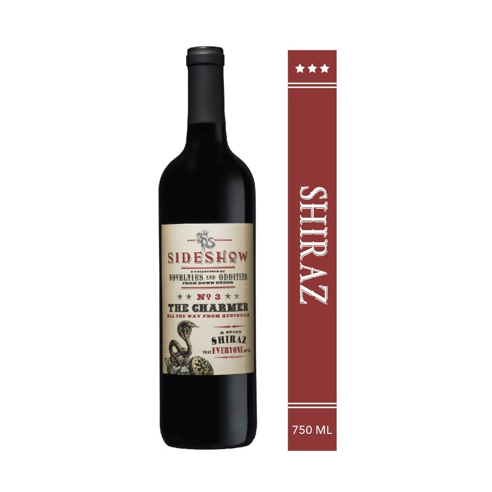 slide 2 of 6, Sideshow Spicy Shiraz, 750 ml