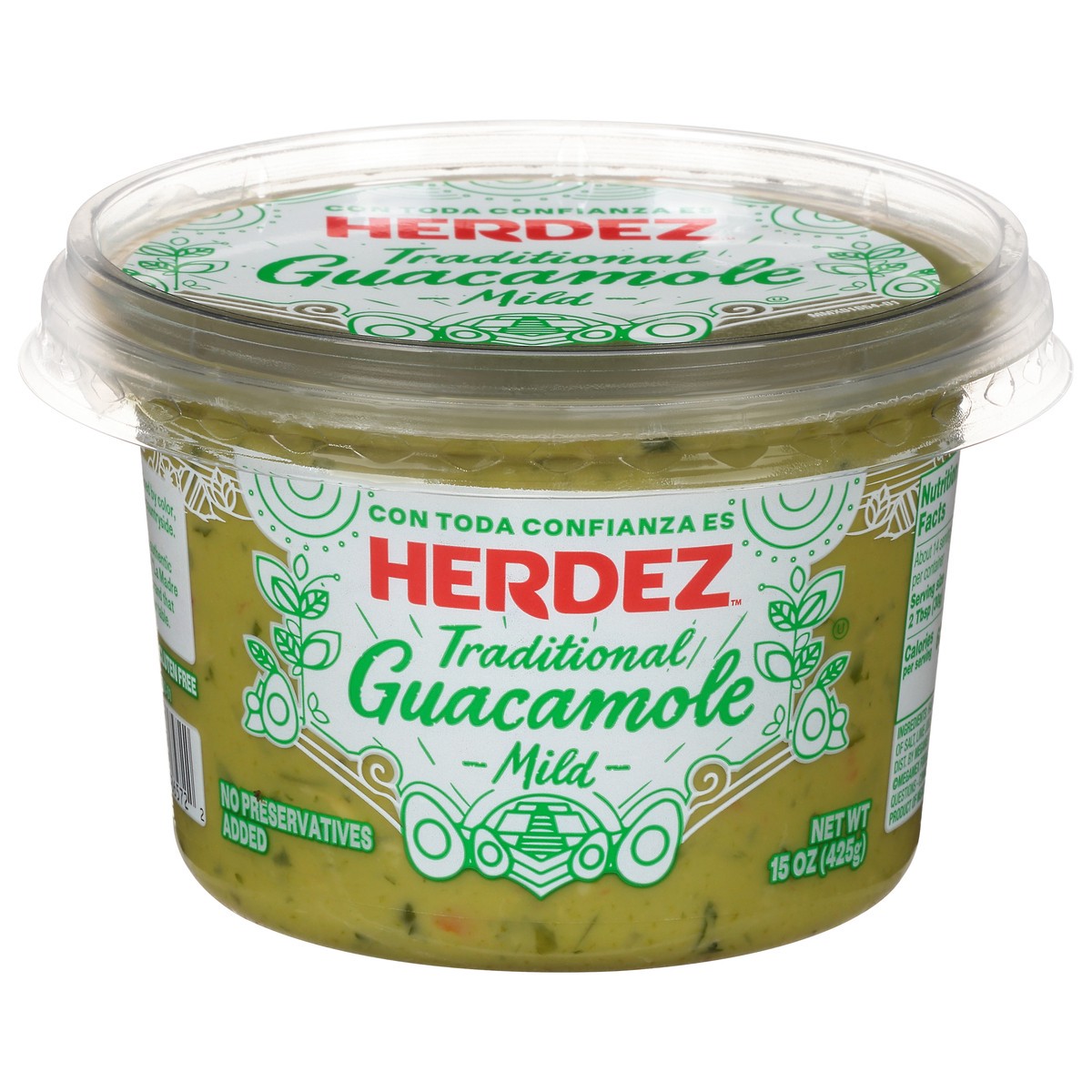 slide 1 of 1, Herdez Traditional Mild Guacamole, 15 oz