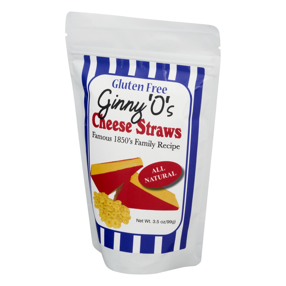 slide 3 of 10, Ginny Os Gluten Free Cheese Straws 3.5 oz, 3.5 oz
