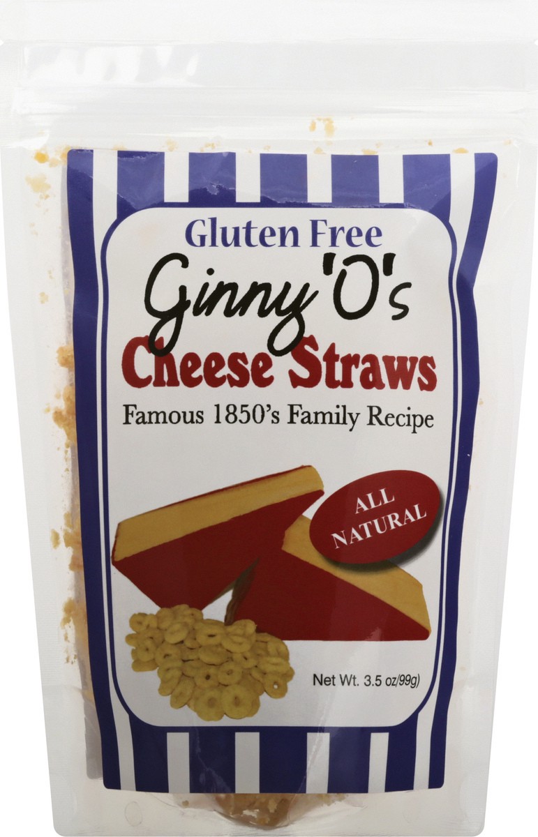 slide 1 of 10, Ginny Os Gluten Free Cheese Straws 3.5 oz, 3.5 oz