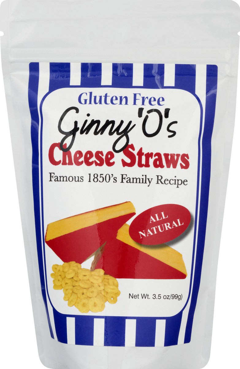 slide 9 of 10, Ginny Os Gluten Free Cheese Straws 3.5 oz, 3.5 oz