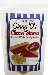 Ginny Os Gluten Free Cheese Straws 3.5 oz