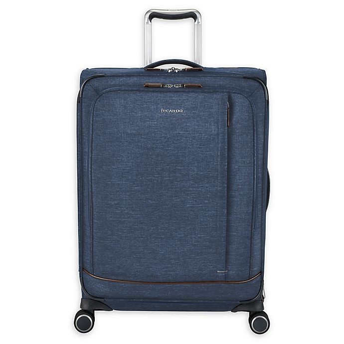 slide 1 of 8, Ricardo Beverly Hills Malibu Bay 2.0 Check-In Suitcase - Midnight Navy, 25 in