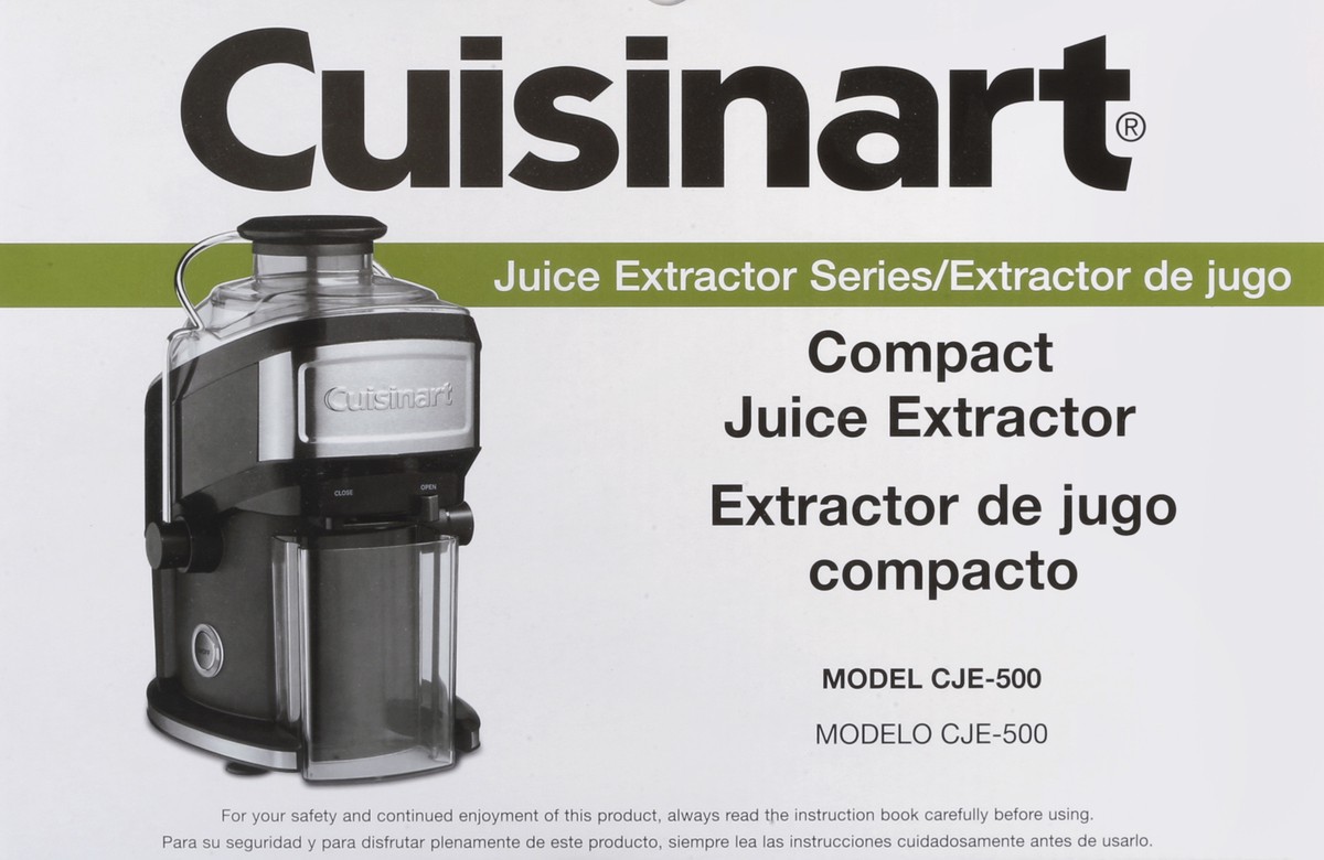 slide 2 of 4, Cuisinart Compact Juice Extractor - Black/Silver, 1 ct