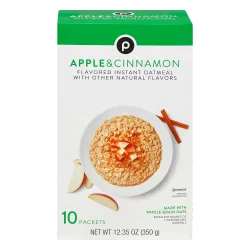 Publix Apple & Cinnamon Instant Oatmeal