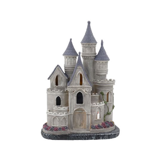 slide 1 of 3, Mini Led Haunted Chateau Decoration By Ashland, 8.5 in x 6.2 in x 2.7 in