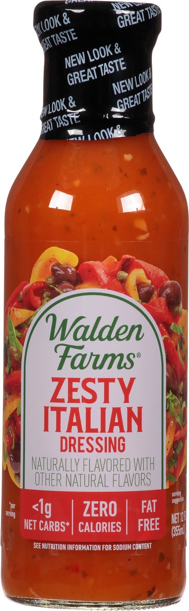 slide 1 of 12, Walden Farms Zesty Italian Dressing 12 oz, 12 oz