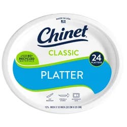 Chinet Classic® 12 5/8 X 10in Platter (24 Count)