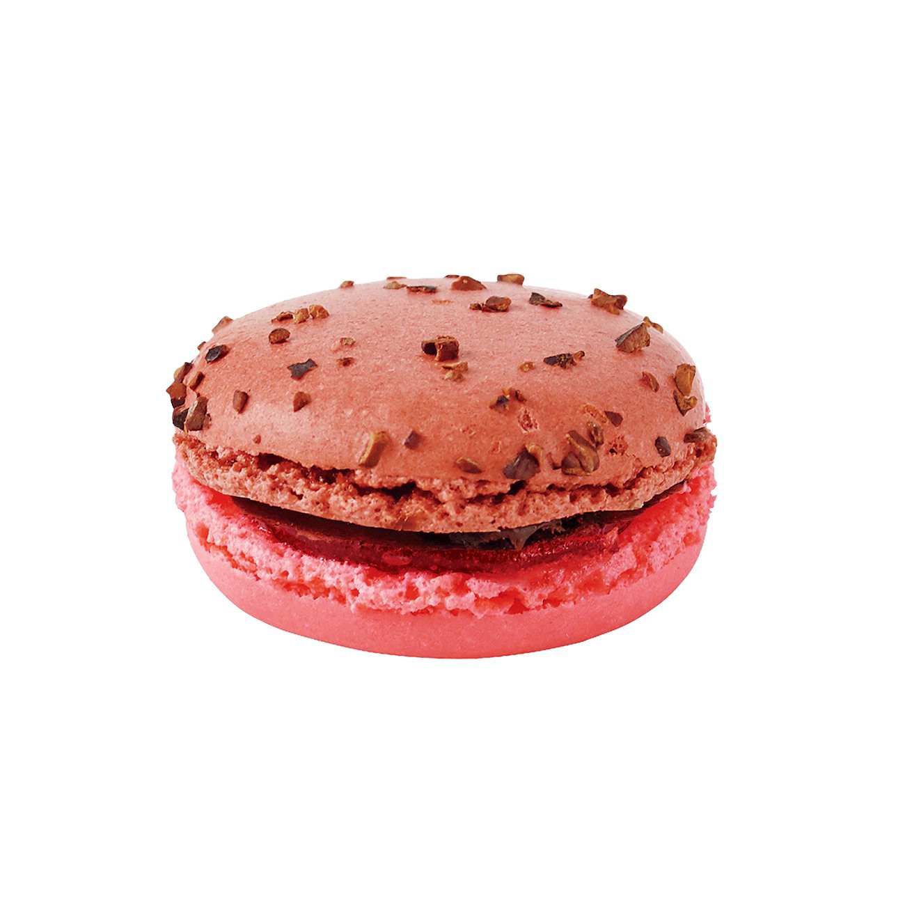 slide 1 of 1, H-E-B Bakery Raspberry Chocolate Macaron Cookie, 1 ct
