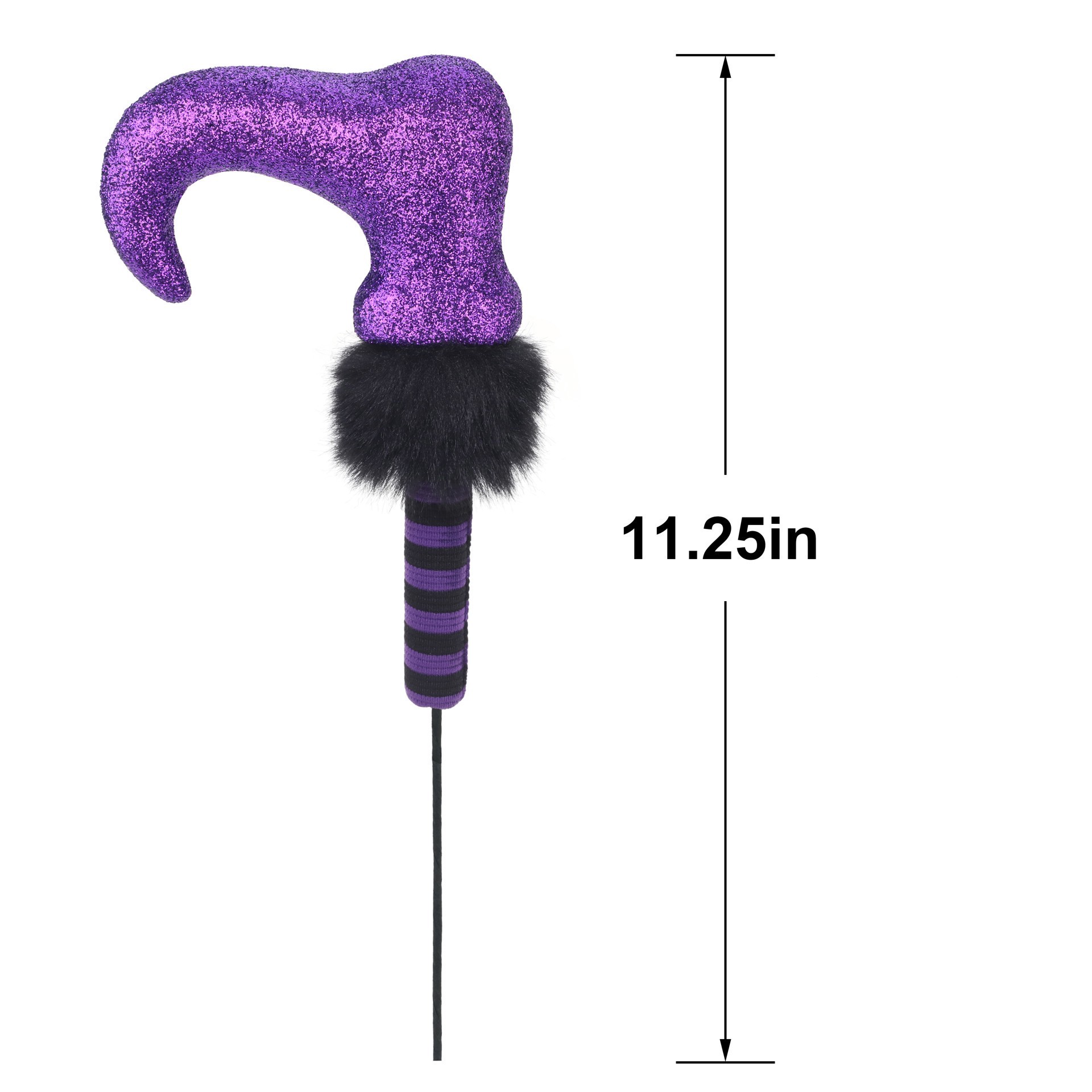 slide 2 of 3, 11.25" Witch Boot Pick By Ashland, 11.25 in