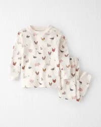 Littleplanet Baby Organic Cotton Pajamas in Farm Friends Print Farm Friends 24M
