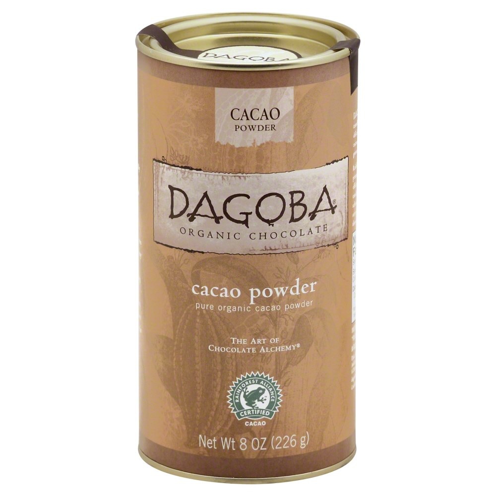 slide 1 of 1, DAGOBA Organic Cacao Powder, 8 oz