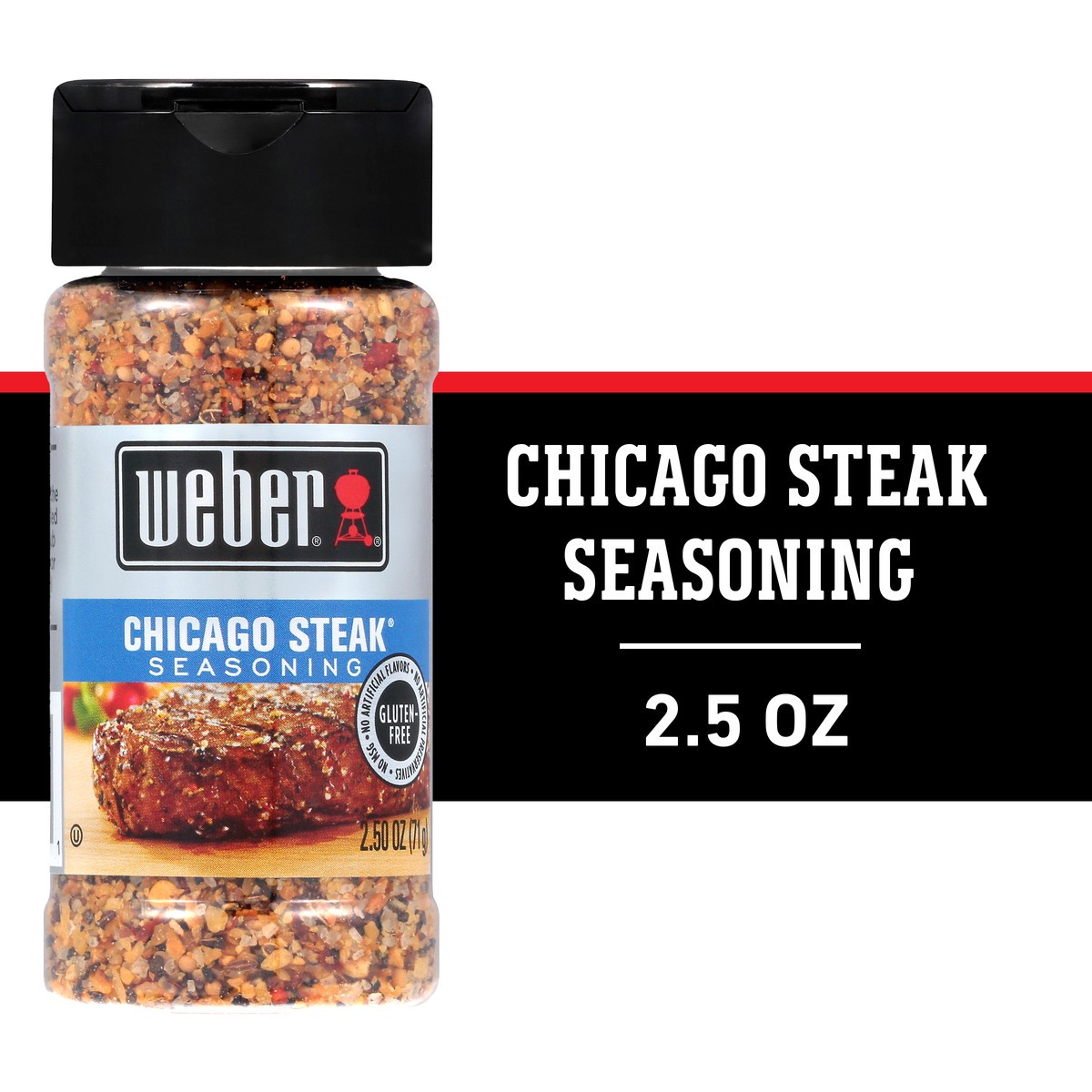 slide 7 of 11, Weber Chicago Steak Seasoning 2.50 oz, 2.5 oz