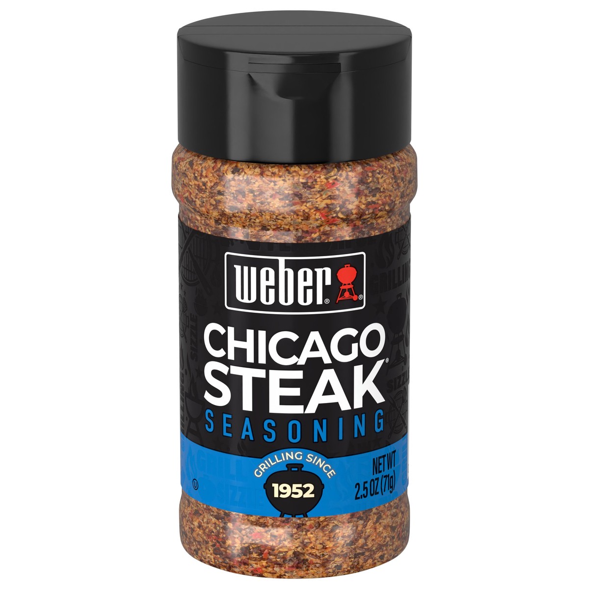 slide 1 of 11, Weber Chicago Steak Seasoning, Kosher, Gluten-free, 2.5 oz, 2.5 oz