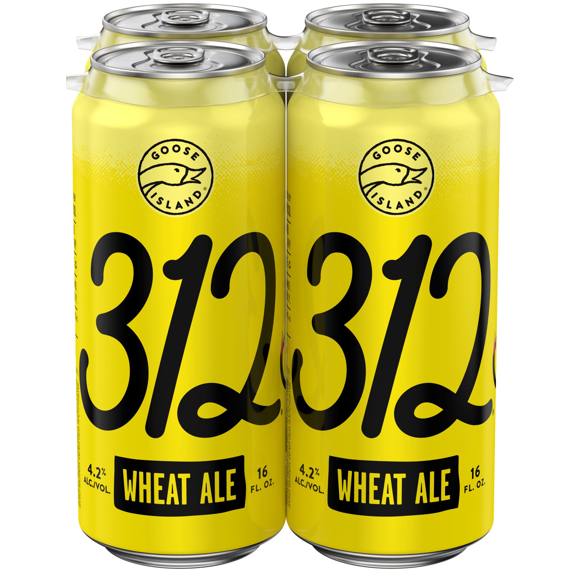 slide 1 of 8, Goose Island Beer Co. Goose Island 312 Urban Wheat Ale Craft Beer, 4 Pack Beer - 16 FL OZ Cans, 4 ct; 16 oz