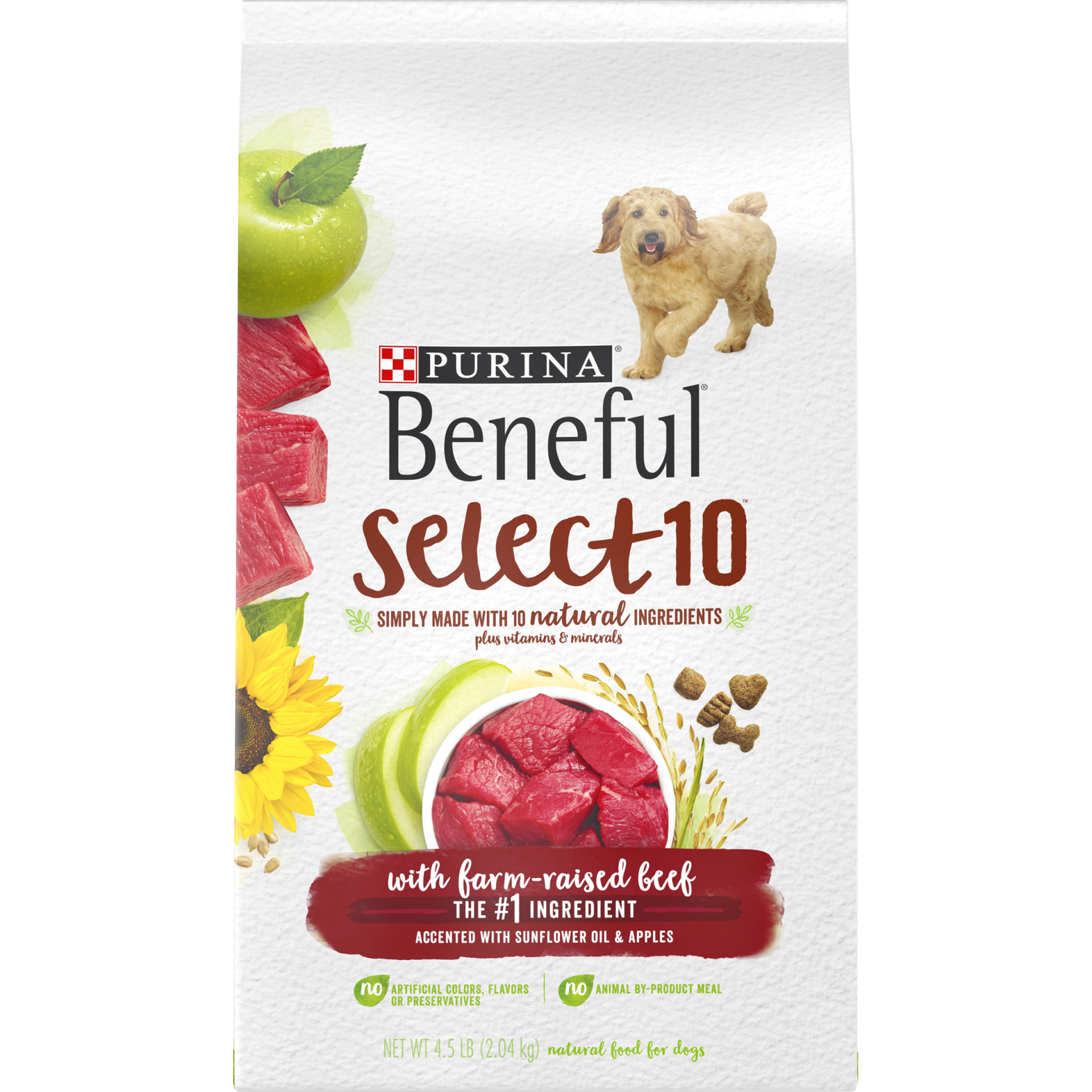 slide 1 of 1, Beneful Purina Beneful Beef Dog Food, 4.5 lb