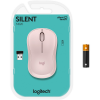 slide 5 of 8, Logitech M220 Silent Wireless Mouse in Rose, 1 ct