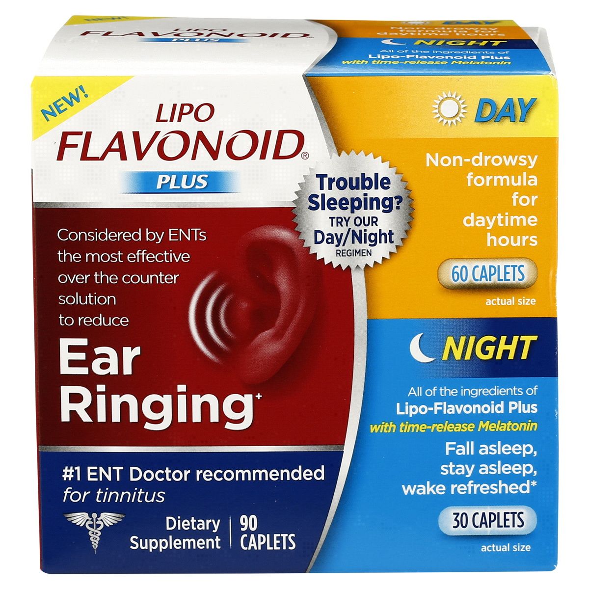 slide 1 of 13, Lipo Flavonoid Day & Night Combo Pack, 90 ct