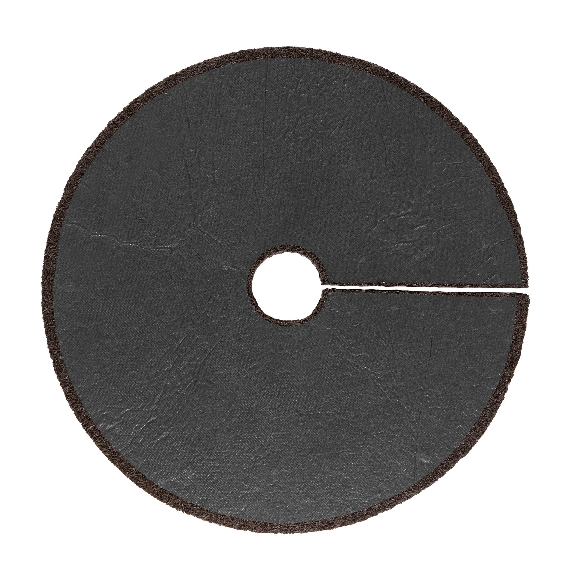 slide 2 of 6, Rubberific Brown recycled rubber Rubber 24-in Tree Ring, 1 ct