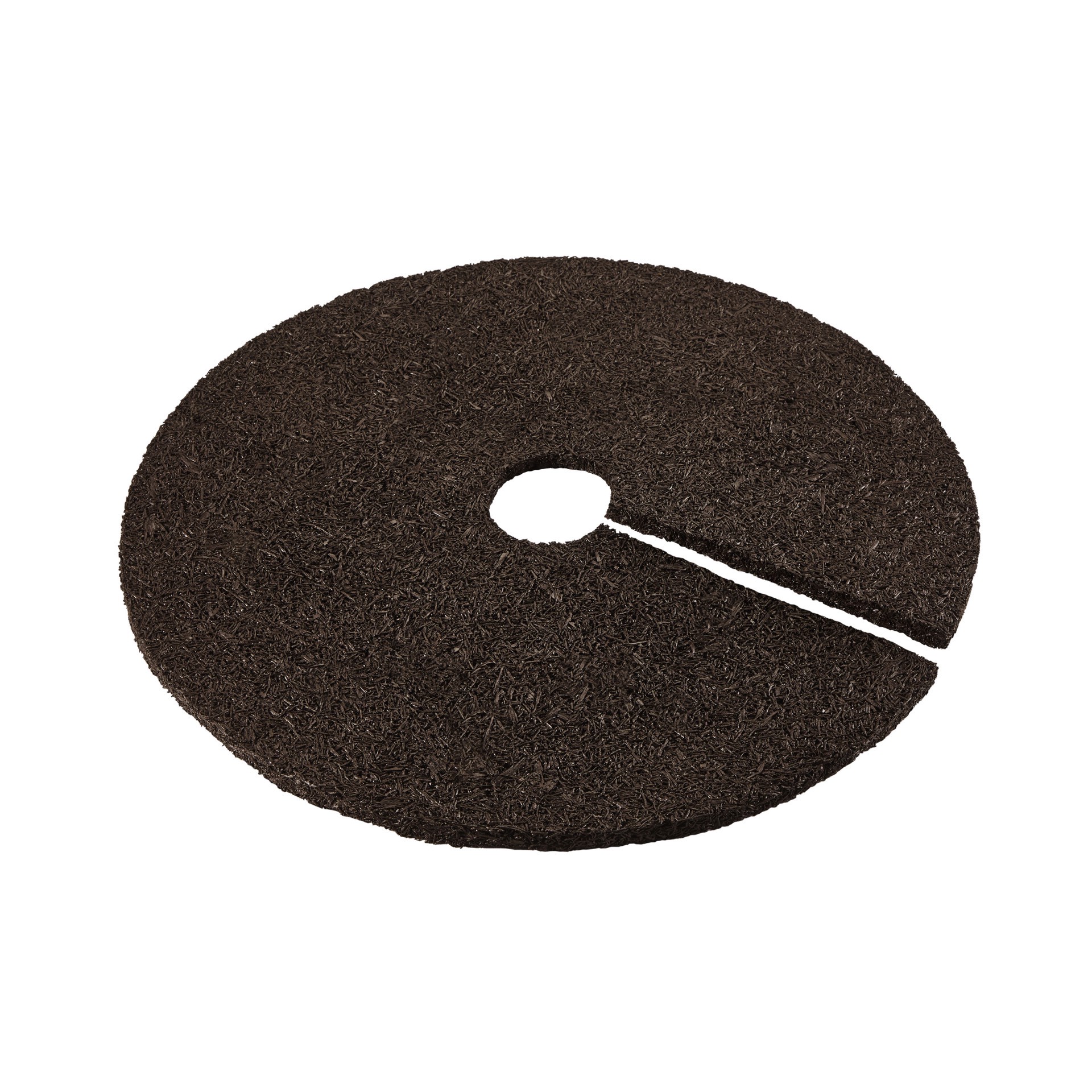 slide 6 of 6, Rubberific Brown recycled rubber Rubber 24-in Tree Ring, 1 ct