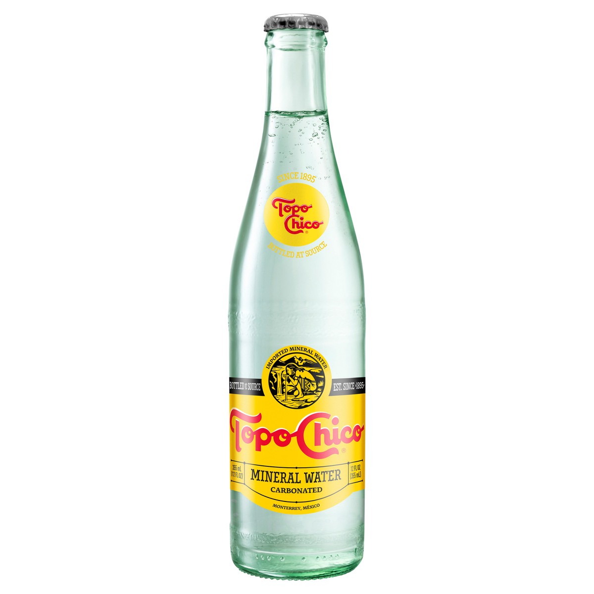 slide 1 of 4, Topo Chico Mineral Water Glass Bottle- 12 fl oz, 12 fl oz